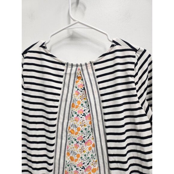 Matilda Jane Joanna Gaines Womens Harvest Days Top Small Striped Floral Cottage - Picture 8 of 8